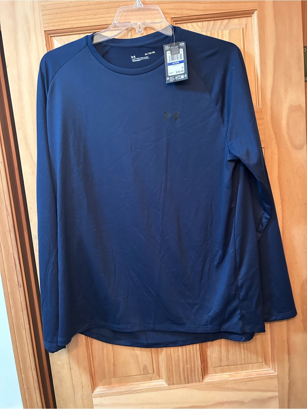 Under Armour Men's Long Sleeve Crew Neck Tee - Dark Blue